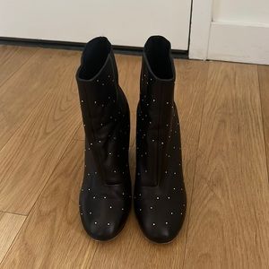 Rag and Bone studded heeled booties